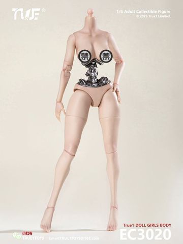 Semi mechanical Female Body Large Bust 1/6 | True 1 Toys Figure