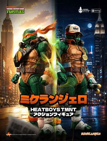Michelangelo Alloy Posable Deluxe Edition - Teenage Mutant Ninja Turtles | HeatBoys Figure