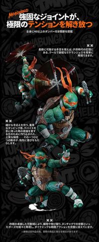 Michelangelo Alloy Posable Deluxe Edition - Teenage Mutant Ninja Turtles | HeatBoys Figure