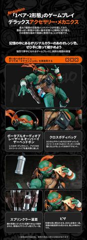 Michelangelo Alloy Posable Deluxe Edition - Teenage Mutant Ninja Turtles | HeatBoys Figure