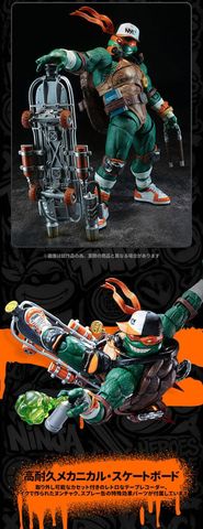 Michelangelo Alloy Posable Deluxe Edition - Teenage Mutant Ninja Turtles | HeatBoys Figure