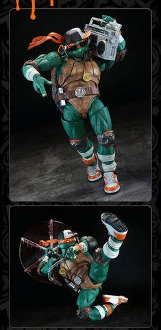 Michelangelo Alloy Posable Deluxe Edition - Teenage Mutant Ninja Turtles | HeatBoys Figure