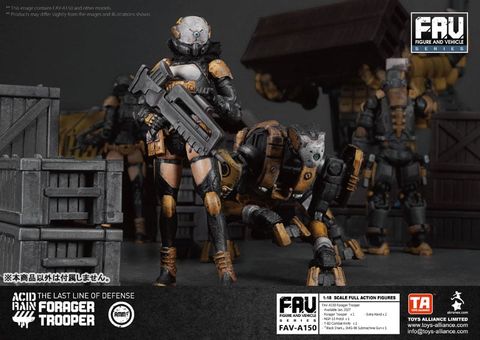 FAV A150 Forager Trooper 1/18 - Acid Rain | TOYS ALLIANCE Figure