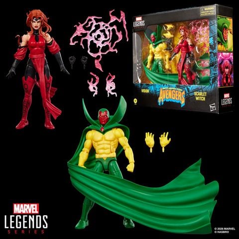 Vision & Scarlet Witch - Avengers Earth's Mightiest Heroes | Hasbro Figure