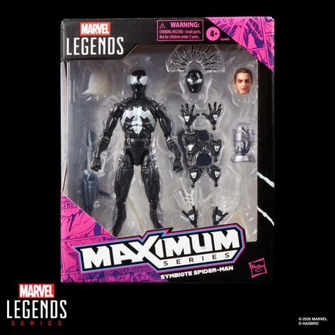 Symbiote Spider Man Marvel Legends Maximum Series - Marvel | Hasbro Figure