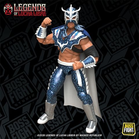 Ultimo Dragon Holographic Decoration ver. 1/12 - Legends of Lucha Libre | Boss Fight Studio Figure