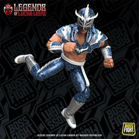 Ultimo Dragon Holographic Decoration ver. 1/12 - Legends of Lucha Libre | Boss Fight Studio Figure