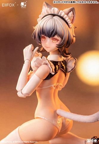 Little Pudding Cat Maid 1/12 | BearPanda Figure