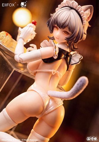 Little Pudding Cat Maid 1/12 | BearPanda Figure