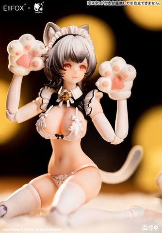 Little Pudding Cat Maid 1/12 | BearPanda Figure