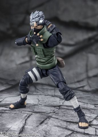 S.H.Figuarts Kakashi Hatake6th Hokage Yuumei Todoroku Sharingan no Eiyuu - NARUTO Shippuden | BANDAI SPIRITS Figure