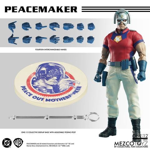 Peacemaker 1/12 - DC Comics | Mezco Figure