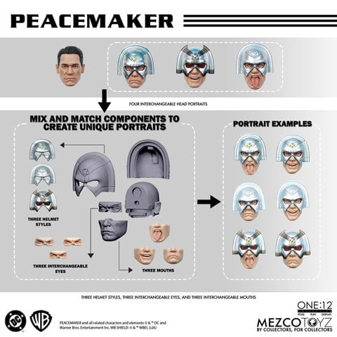 Peacemaker 1/12 - DC Comics | Mezco Figure
