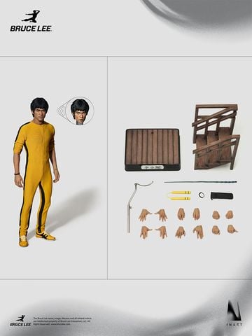 Bruce Lee Yellow Jumpsuit 1/6 - Person Overseas | INART Figure