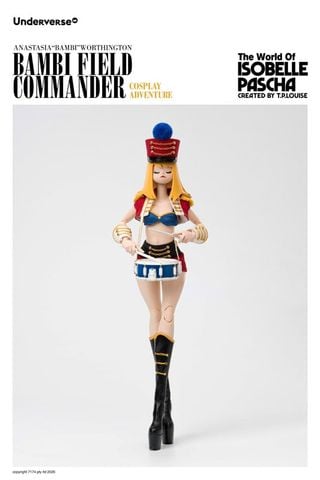Bambi Field Commander Cosplay 1/6 - THE WORLD OF ISOBELLE PASCHA | Underverse Figure