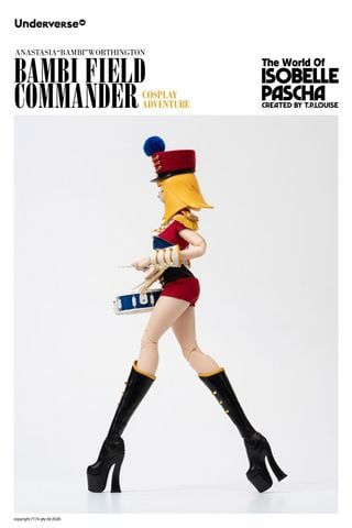 Bambi Field Commander Cosplay 1/6 - THE WORLD OF ISOBELLE PASCHA | Underverse Figure