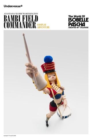 Bambi Field Commander Cosplay 1/6 - THE WORLD OF ISOBELLE PASCHA | Underverse Figure