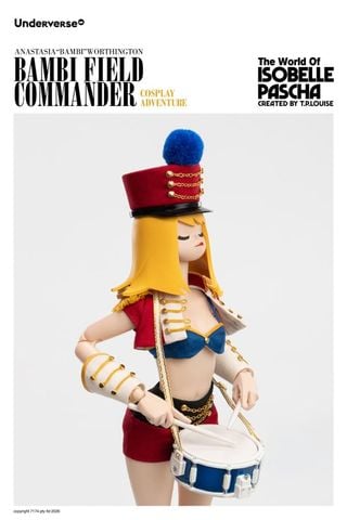 Bambi Field Commander Cosplay 1/6 - THE WORLD OF ISOBELLE PASCHA | Underverse Figure
