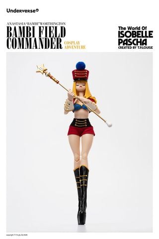 Bambi Field Commander Cosplay 1/6 - THE WORLD OF ISOBELLE PASCHA | Underverse Figure