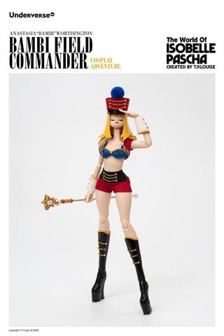 Bambi Field Commander Cosplay 1/6 - THE WORLD OF ISOBELLE PASCHA | Underverse Figure
