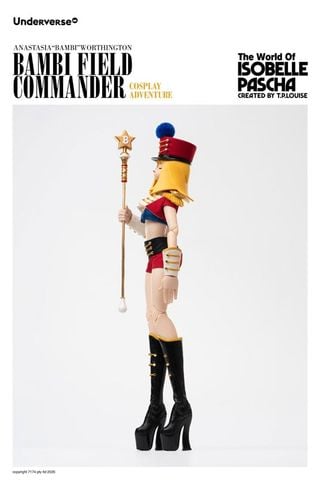 Bambi Field Commander Cosplay 1/6 - THE WORLD OF ISOBELLE PASCHA | Underverse Figure