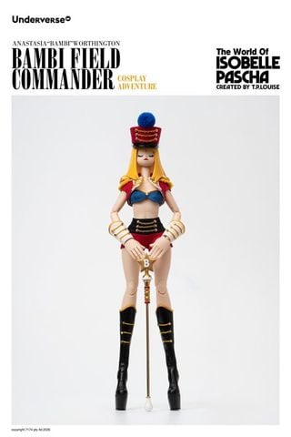 Bambi Field Commander Cosplay 1/6 - THE WORLD OF ISOBELLE PASCHA | Underverse Figure