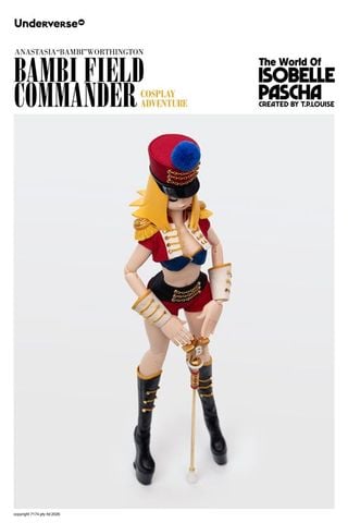 Bambi Field Commander Cosplay 1/6 - THE WORLD OF ISOBELLE PASCHA | Underverse Figure