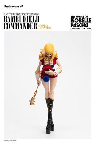 Bambi Field Commander Cosplay 1/6 - THE WORLD OF ISOBELLE PASCHA | Underverse Figure