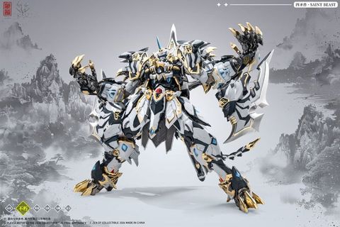 CD 02U Four Auspicious Beasts White Tiger Fighting Edition Alloy Complete Model | ZEN Of Collectible Figure