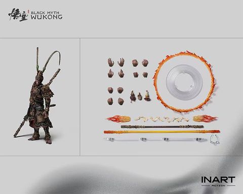 Destined One Qitian Dasheng Golden Armor Ver. 1/12 - Black Myth Wukong | INART Action Figure