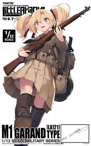 LA121 M1 Garland Type 1/12 - LittleArmory | Tomytec Plastic Model