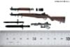 LA121 M1 Garland Type 1/12 - LittleArmory | Tomytec Plastic Model