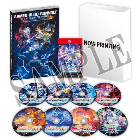 Nintendo Switch 2 Game Limited Edition Armed Blue Gunvolt Triangle Edition - Armed Blue Gunvolt Azure Striker Gunvolt | Inti Creates Goods