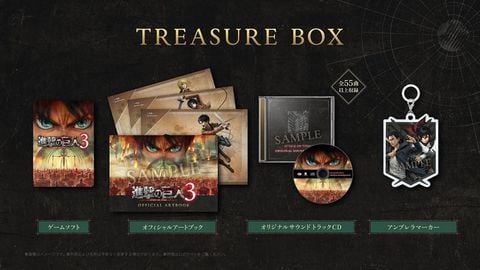 Nintendo Switch 2 Attack on Titan 3 TREASURE BOX - Attack on Titan | Koei Tecmo Games Goods