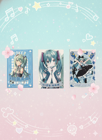 Bộ Bài Tây Hatsune Miku Anime Playing Cards - Vocaloid | Anime Goods