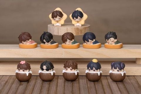 Zhang Qiling, Wu Xie, Wang Pangzi, Xie Yuchen, Huo Xiuxiu, Hei Yanjing Gourmet Dream mini Q 12Pack BOX - Time Raiders (Daomu Biji) | Myethos Goods