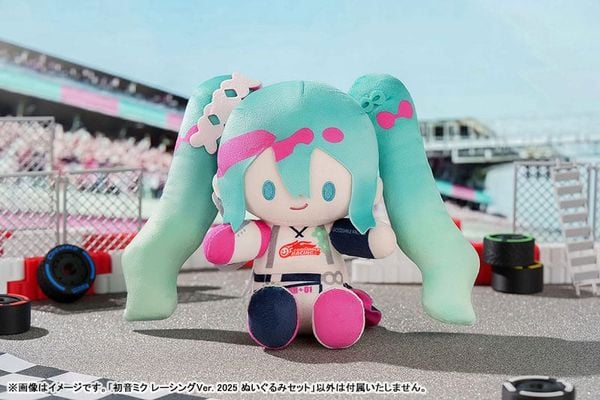 Nhồi Bông Hatsune Miku Racing Miku 2025 Plushie Set - VOCALOID Series GoodSmile Moment | Good Smile Company Goods