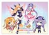 BIG Acrylic Stand AmiAmi Purple Heart Outfit Illustration Tsunako - Neptunia Series | amiami Goods