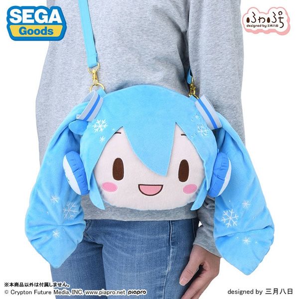 Túi Đeo Fuwa Puchi Face Shoulder Bag Snow Miku M - Hatsune Miku Series | Sega Fave Goods
