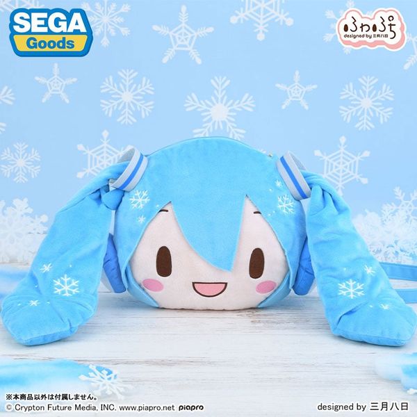 Túi Đeo Fuwa Puchi Face Shoulder Bag Snow Miku M - Hatsune Miku Series | Sega Fave Goods