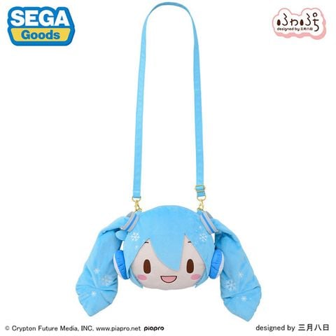Túi Đeo Fuwa Puchi Face Shoulder Bag Snow Miku M - Hatsune Miku Series | Sega Fave Goods