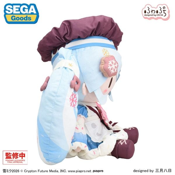 Nhồi Bông Fuwa Puchi Dodeka Jumbo Snow Miku 2026 - Hatsune Miku Series | Sega Fave Plushie