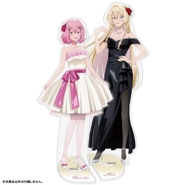 New Illustration Mai Acrylic Stand Large Party Dress There's No Freaking Way I'll be Your Lover! Unless... | COSPA Goods