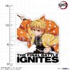 Zenitsu Agatsuma Outdoor Sticker - Demon Slayer Kimetsu no Yaiba | COSPA Goods