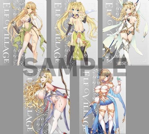 Clear File Set Elf Village 5pcs. Set Vol.1 - Original Character Vertex | HobbyJAPAN Goods