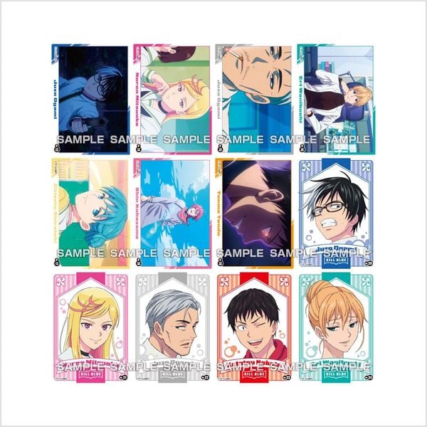 Clear Card Collection Gum 18Pack BOX - Kill Blue | Ensky Goods