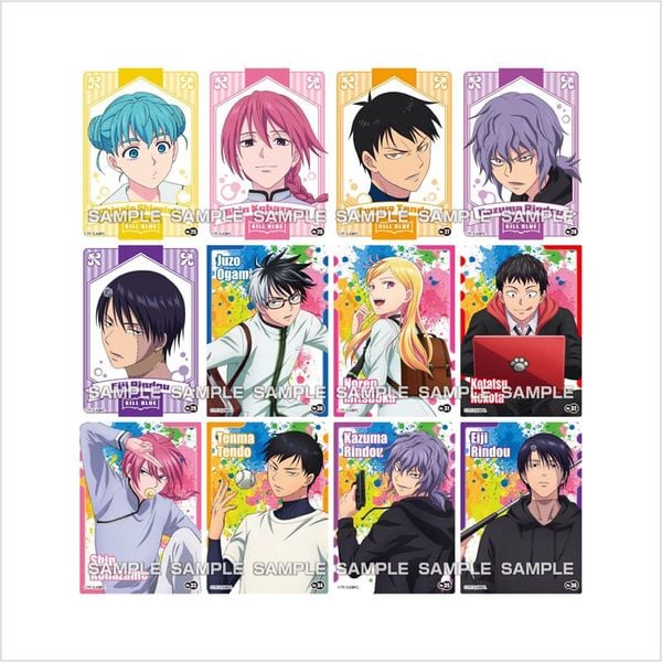 Clear Card Collection Gum 18Pack BOX - Kill Blue | Ensky Goods
