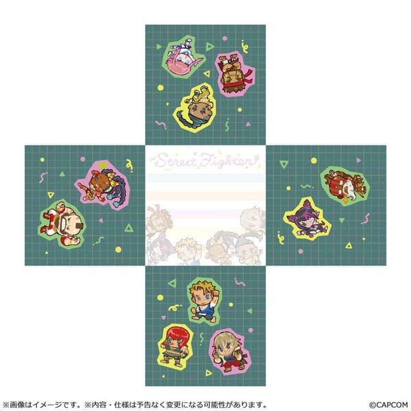 Street Fighter 6 Block Memo Chibi Style - Street Fighter 6 | Capcom Goods