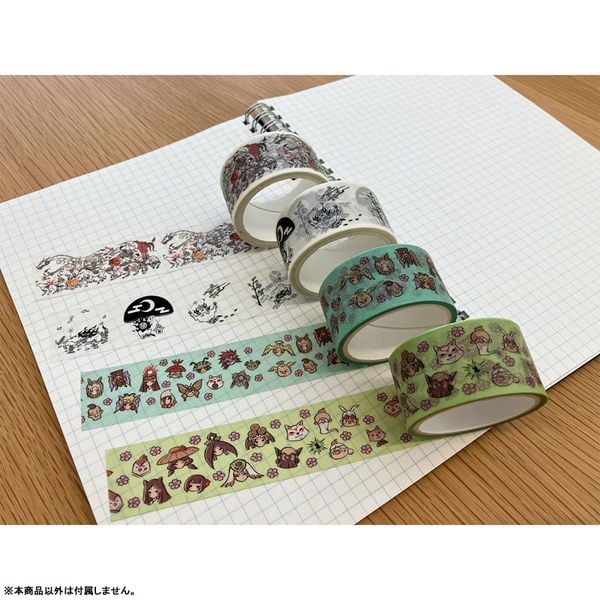 Okami 20th Anniversary Reproduction Art Project Masking Tape Set | Capcom Goods