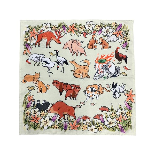 Furoshiki Okami 20th Anniversary Reproduction Art Project By Kenichiro Yoshimura From Okami 11th Anniversary - Okami | Capcom Goods